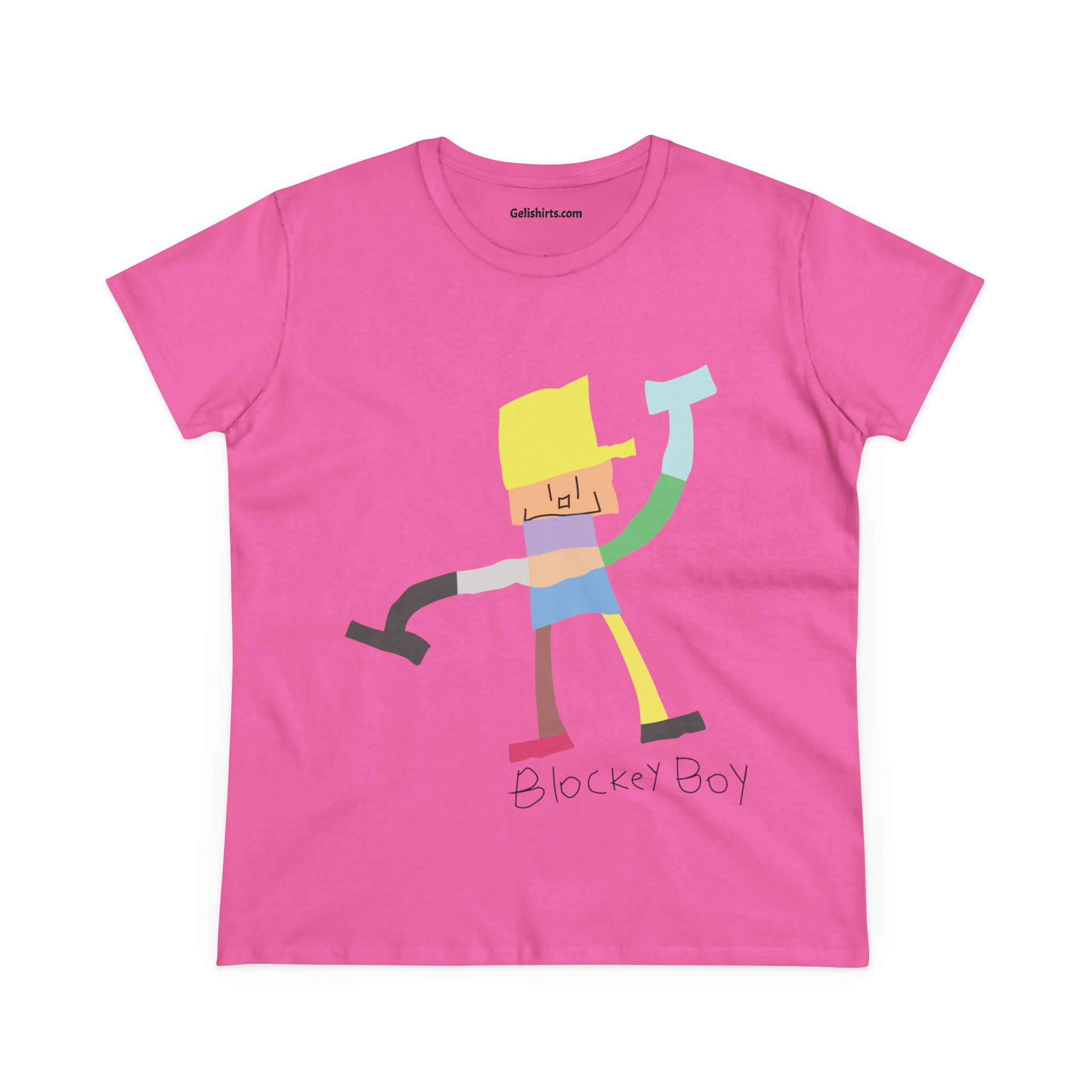 Blockey Boy Women's T-Shirt - Image 25