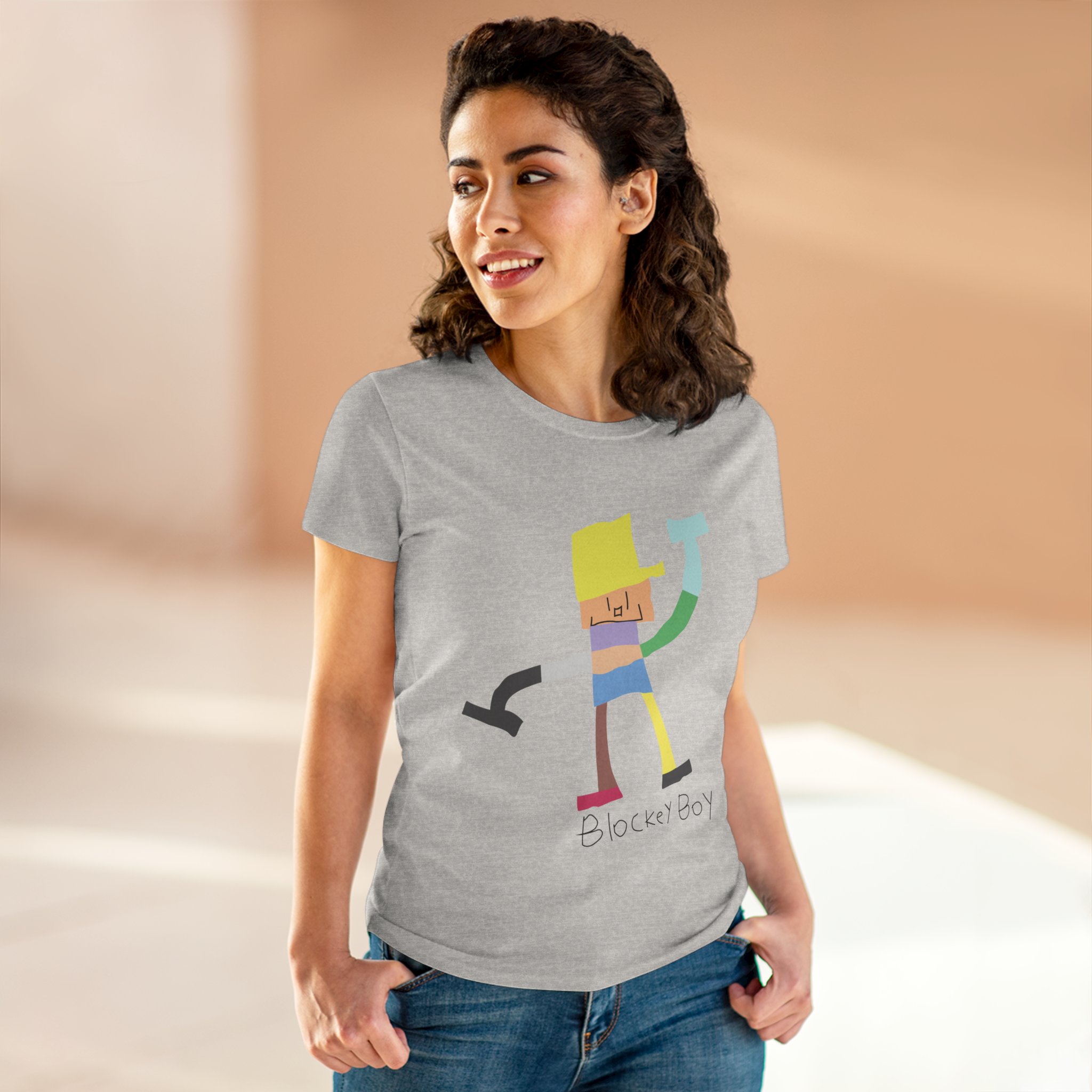 Blockey Boy Women's T-Shirt - Image 6