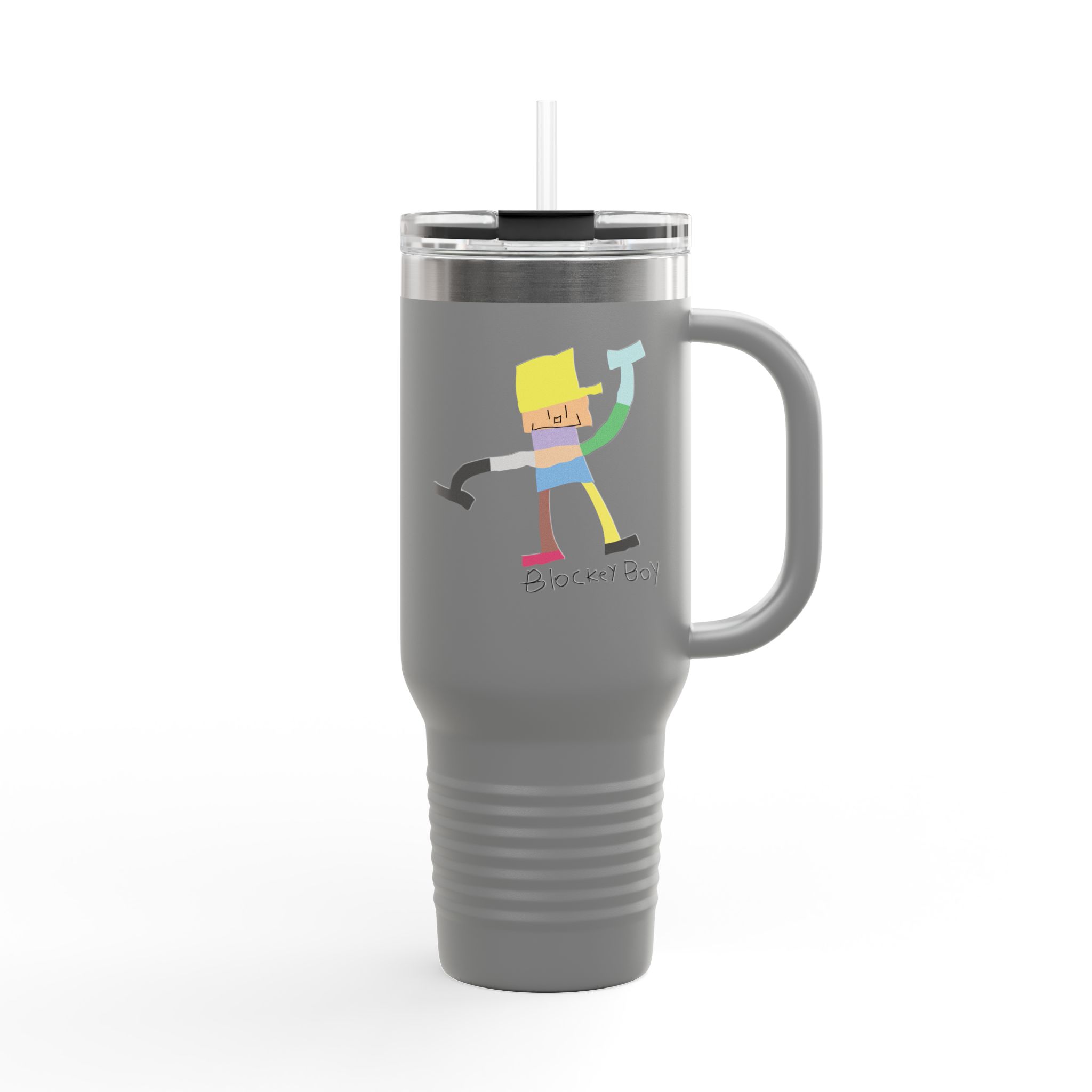 Blockey Boy Insulated Travel Mug - Image 13