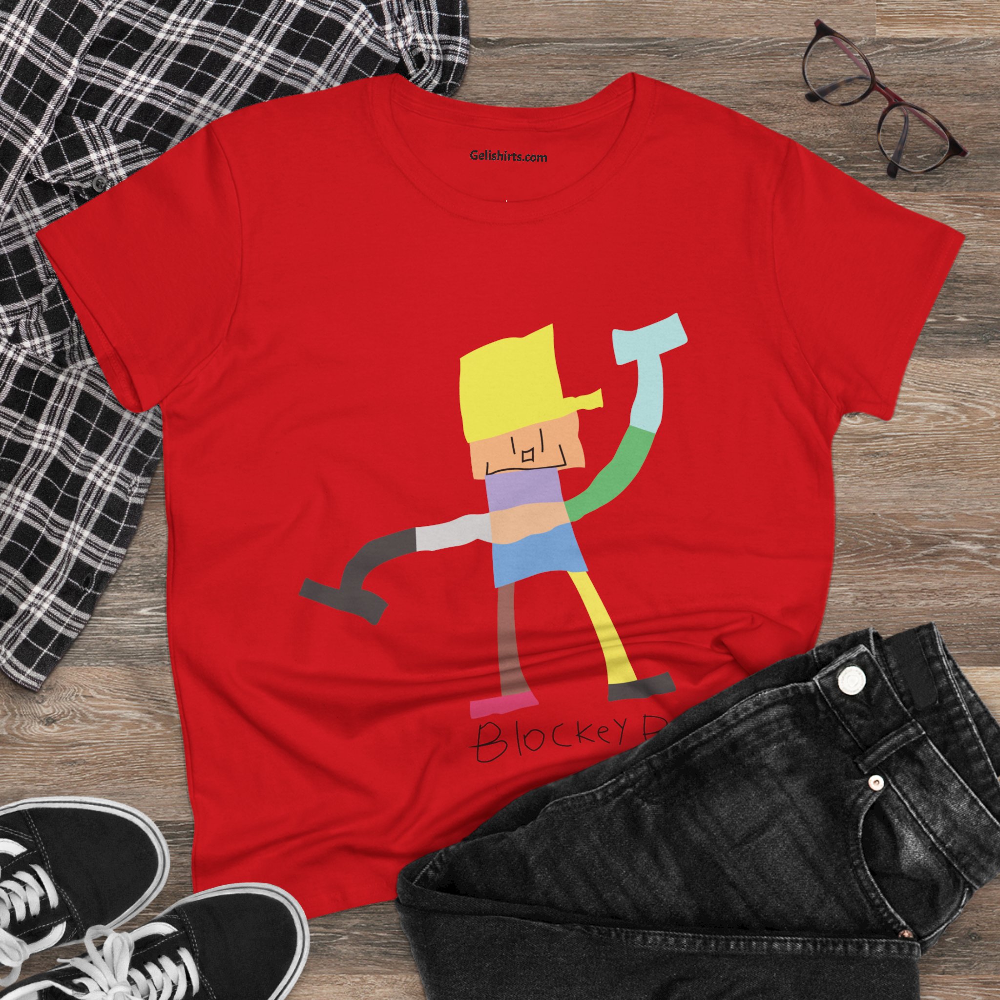 Blockey Boy Women's T-Shirt - Image 32