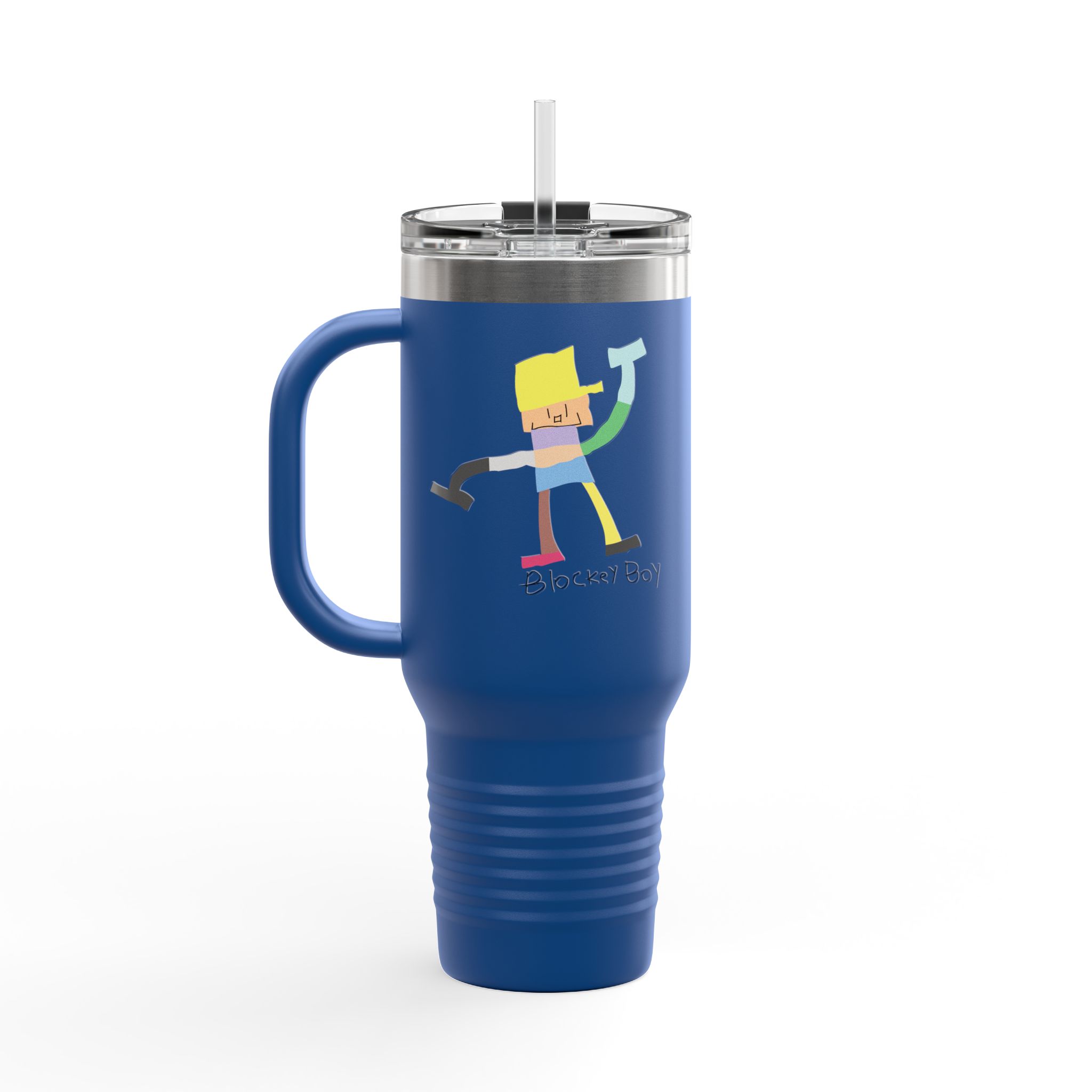 Blockey Boy Insulated Travel Mug - Image 20