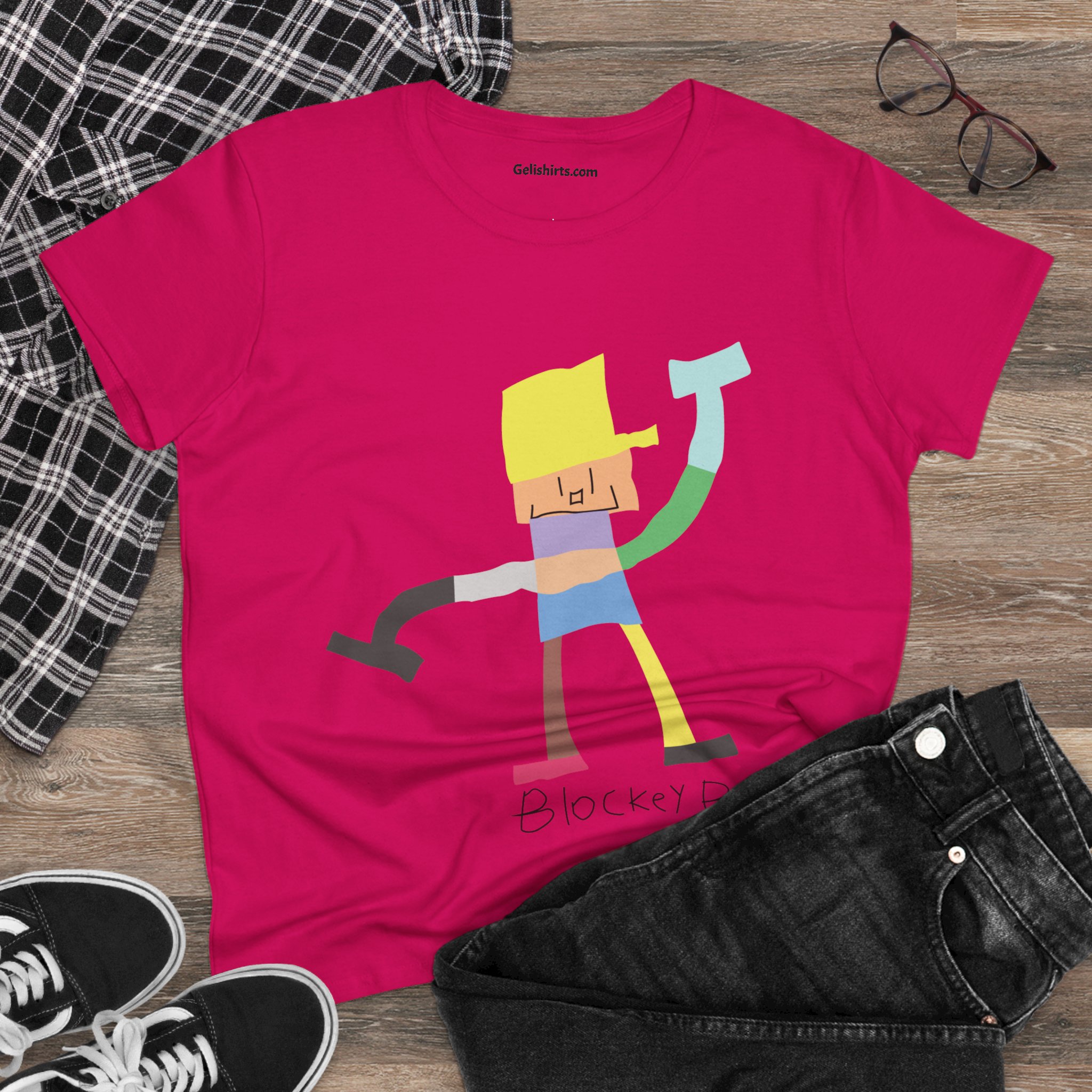 Blockey Boy Women's T-Shirt - Image 29