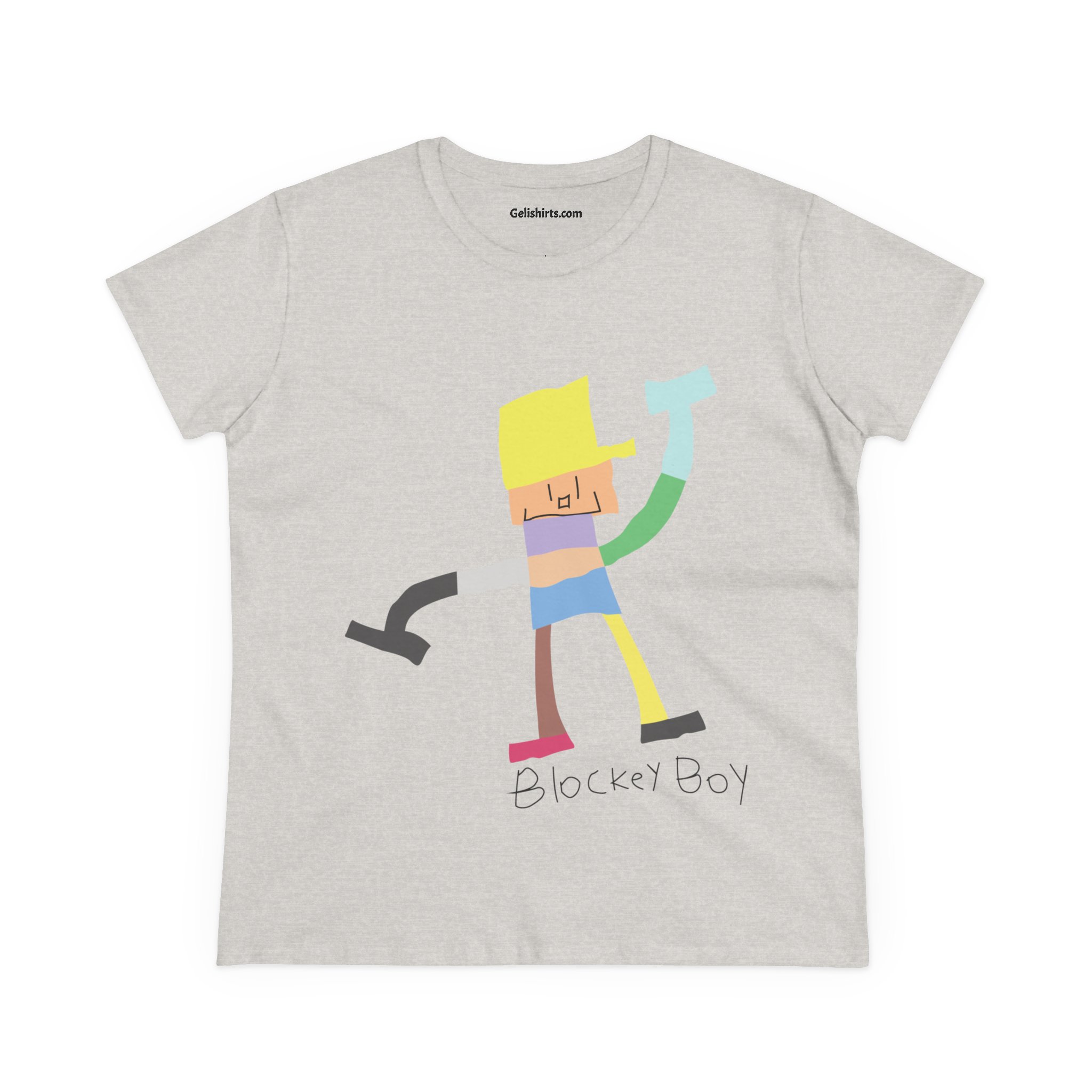 Blockey Boy Women's T-Shirt - Image 4