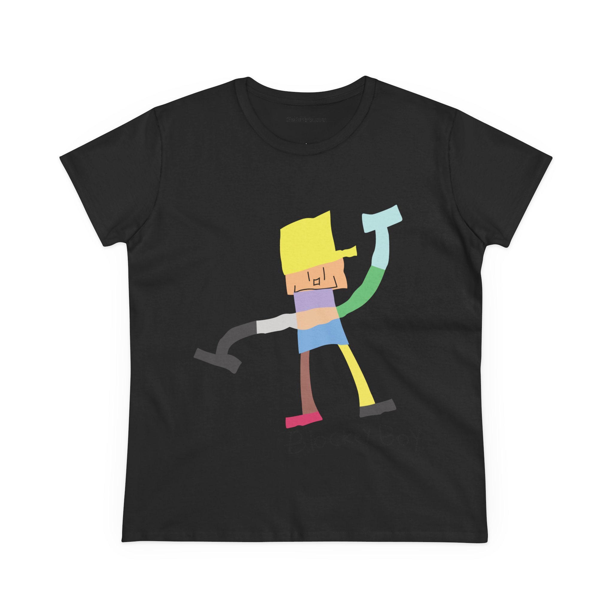 Blockey Boy Women's T-Shirt - Image 7