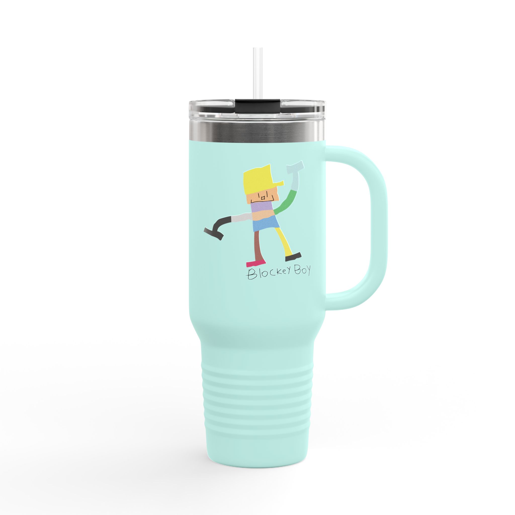 Blockey Boy Insulated Travel Mug - Image 16