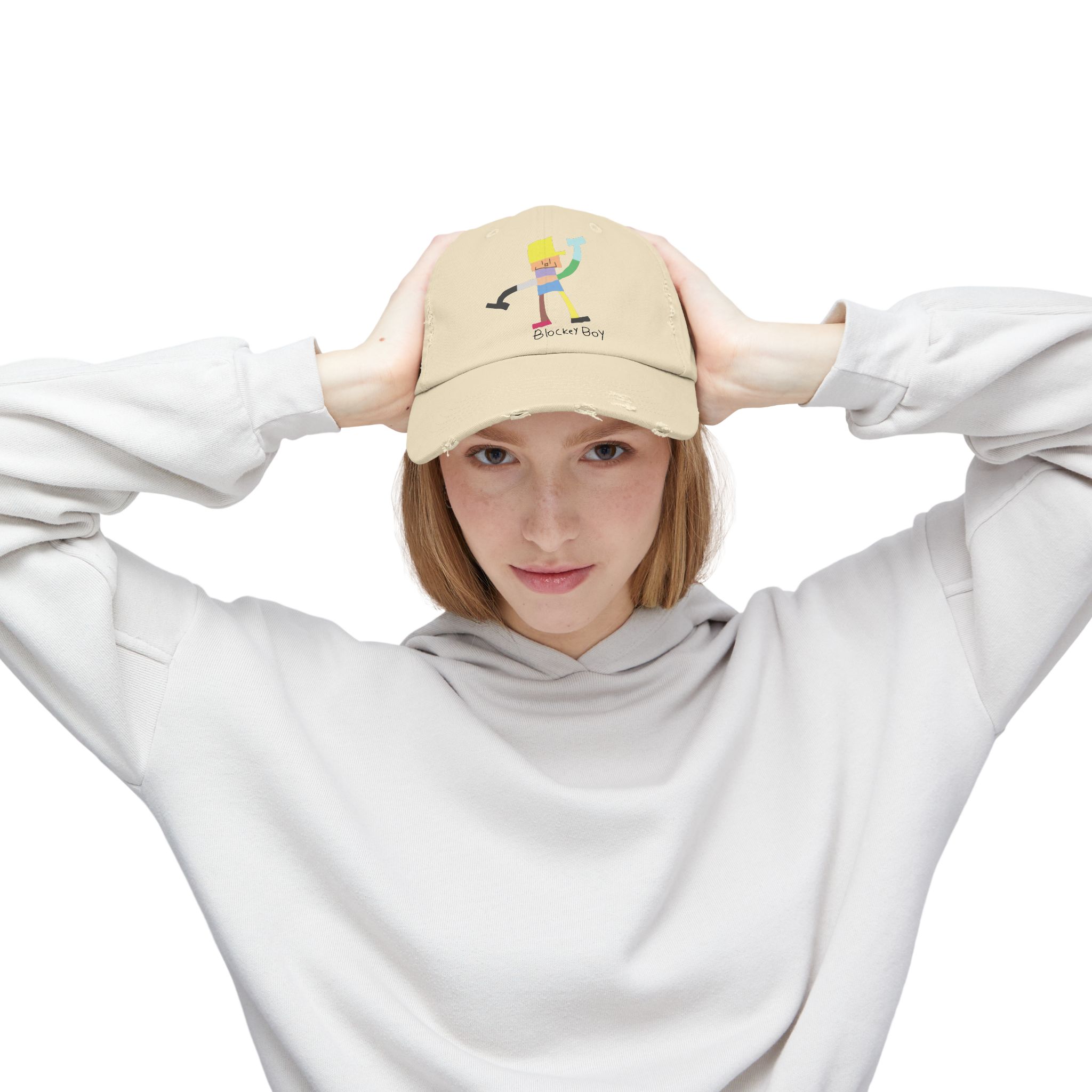 Blockey Boy Distressed Cap - Image 6