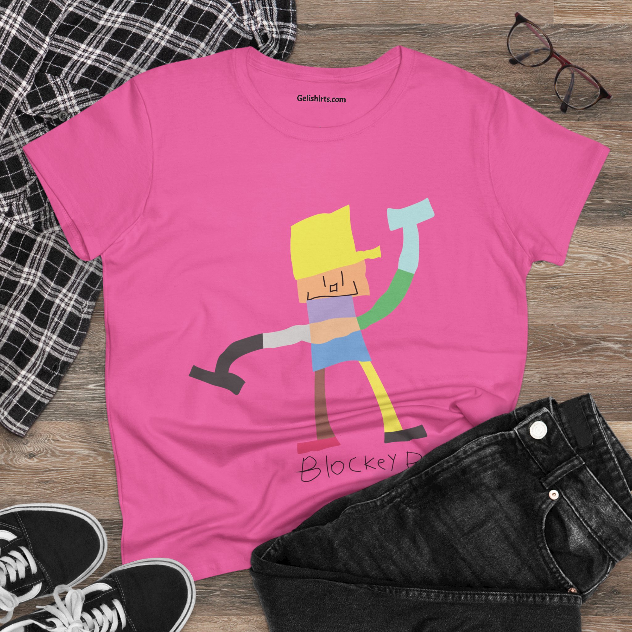 Blockey Boy Women's T-Shirt - Image 26
