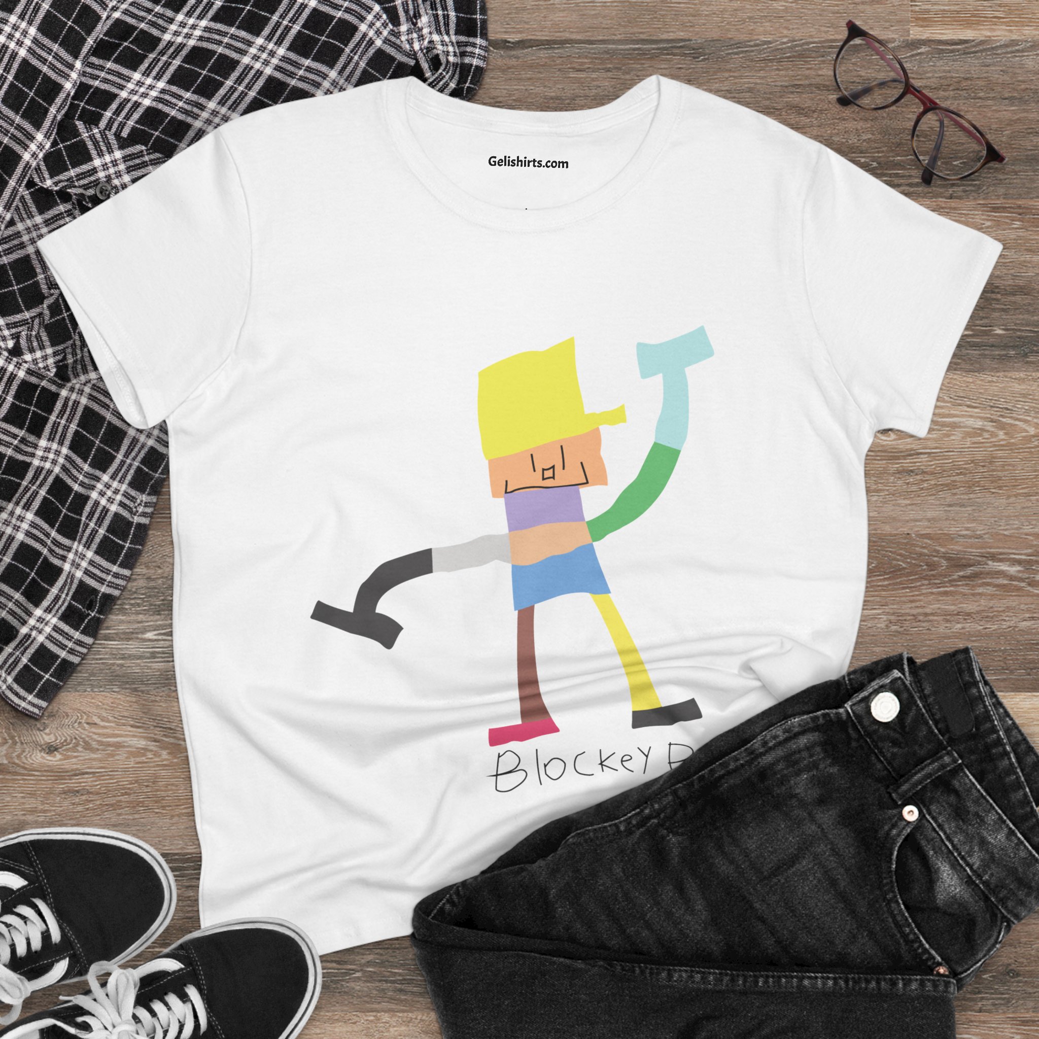 Blockey Boy Women's T-Shirt - Image 2