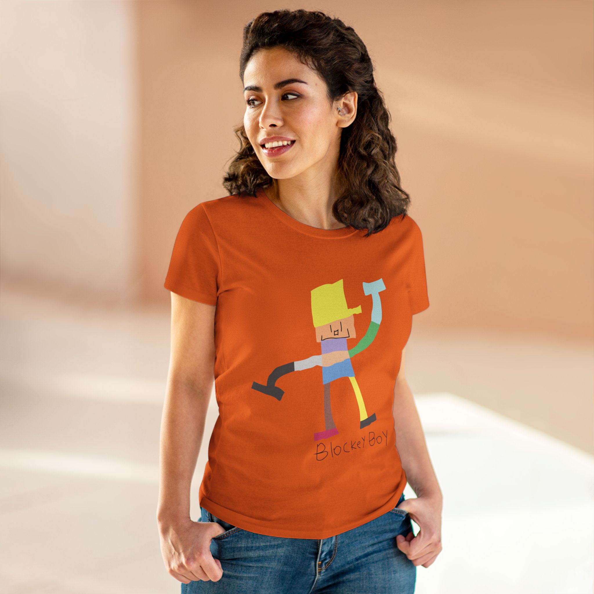 Blockey Boy Women's T-Shirt - Image 12