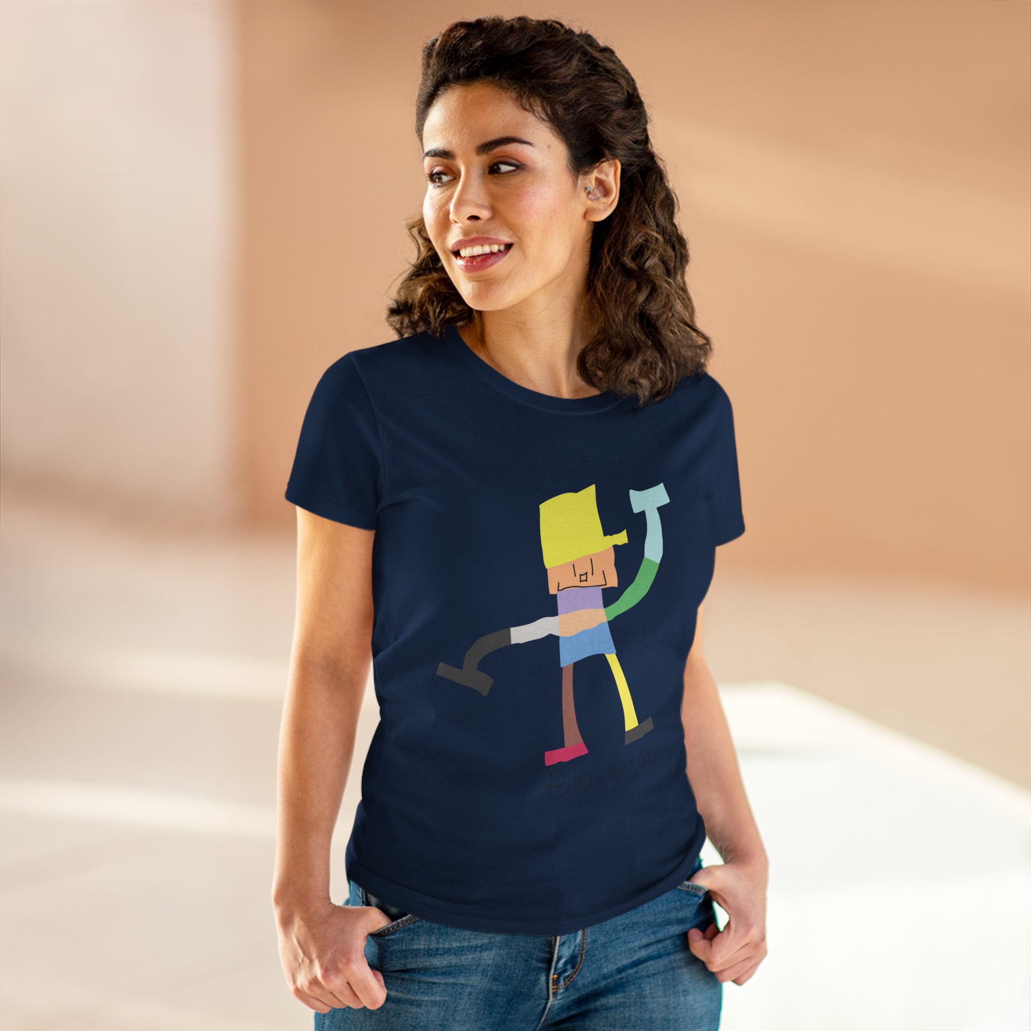 Blockey Boy Women's T-Shirt - Image 18