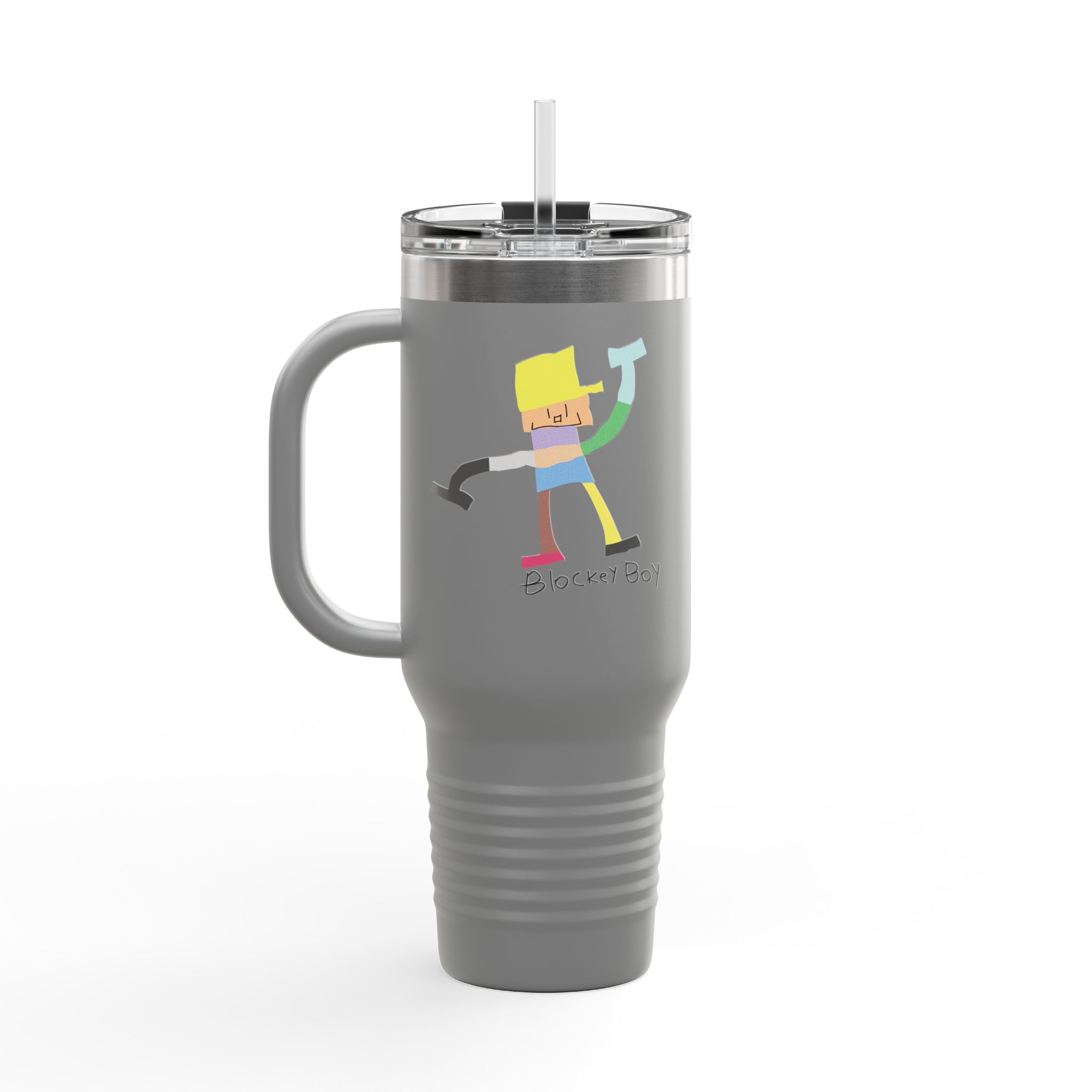Blockey Boy Insulated Travel Mug - Image 14