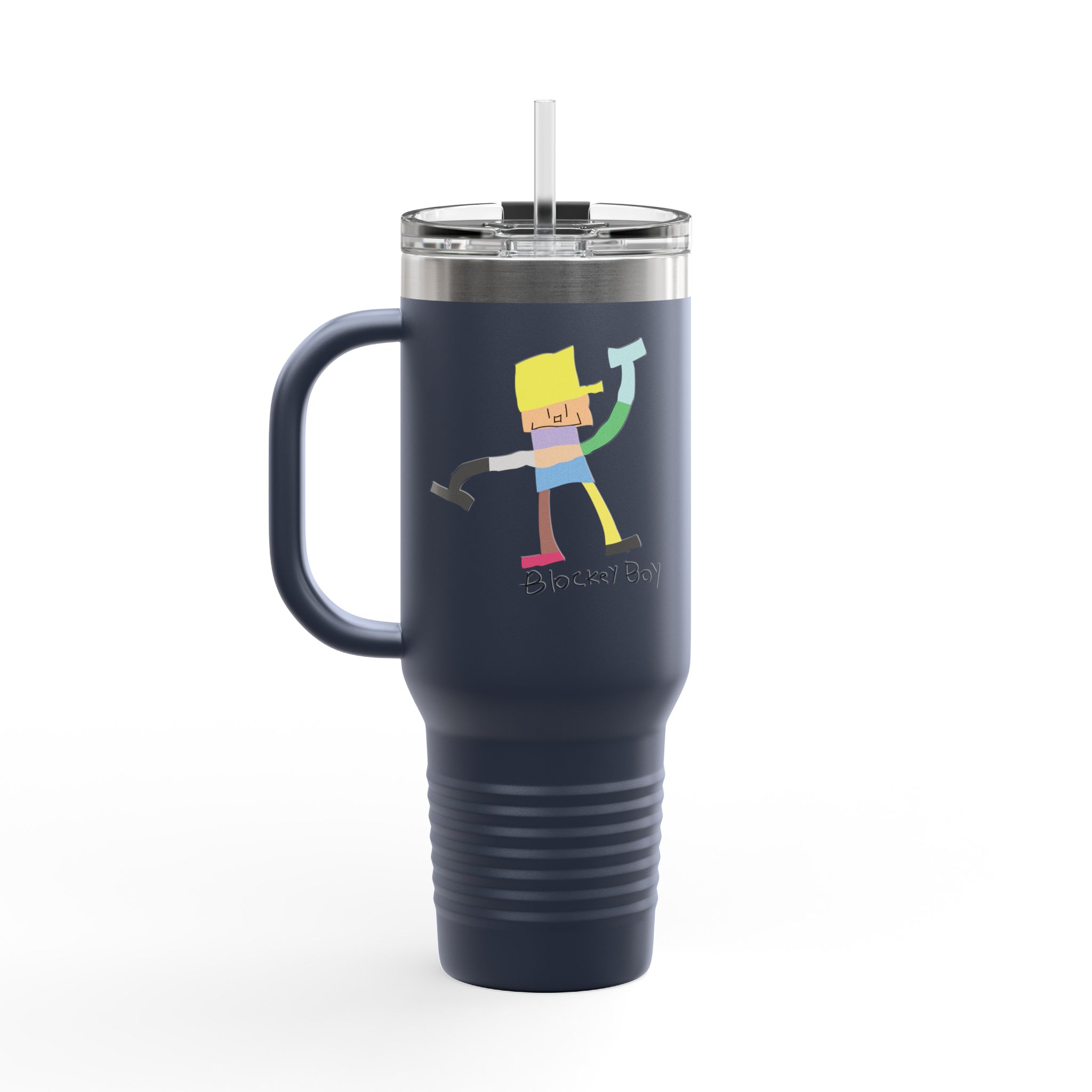 Blockey Boy Insulated Travel Mug - Image 23