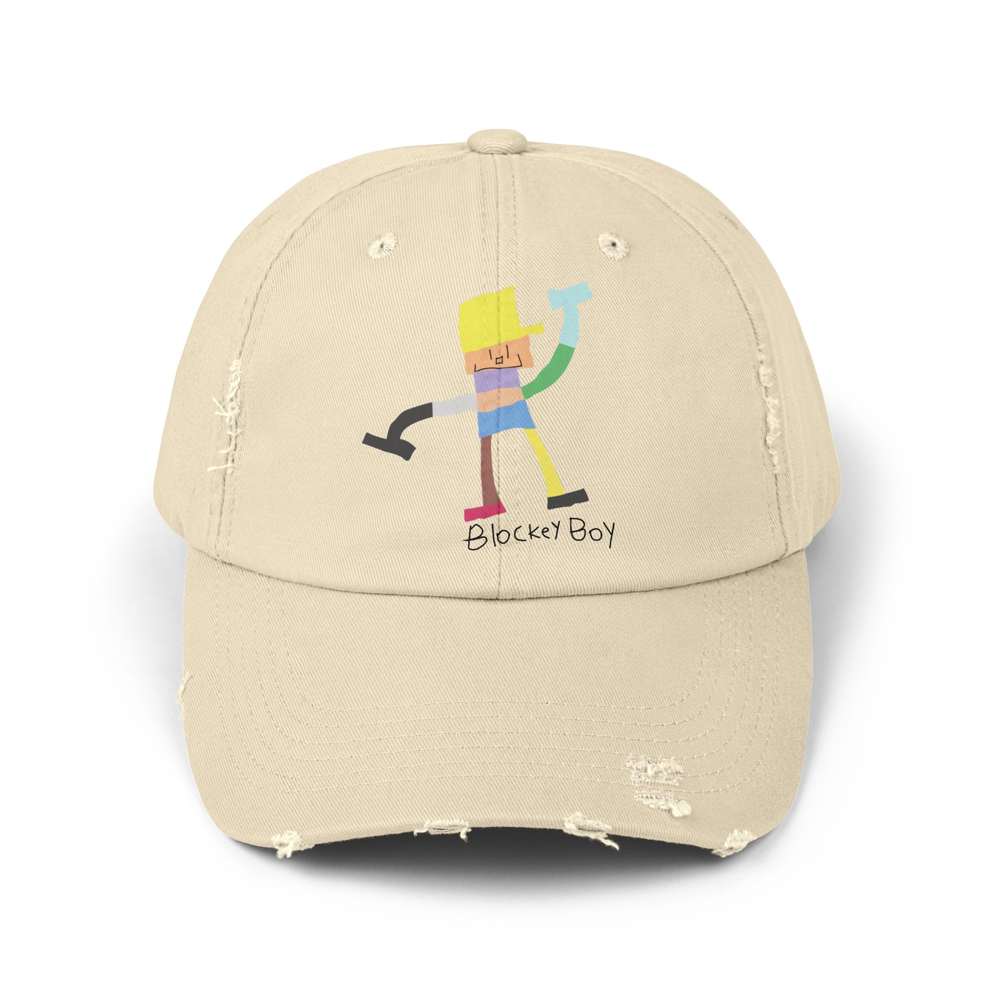 Blockey Boy Distressed Cap - Image 4