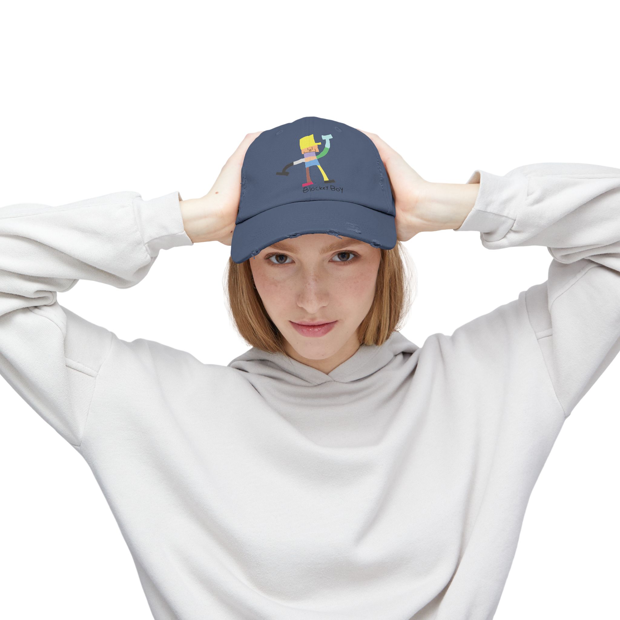 Blockey Boy Distressed Cap - Image 15