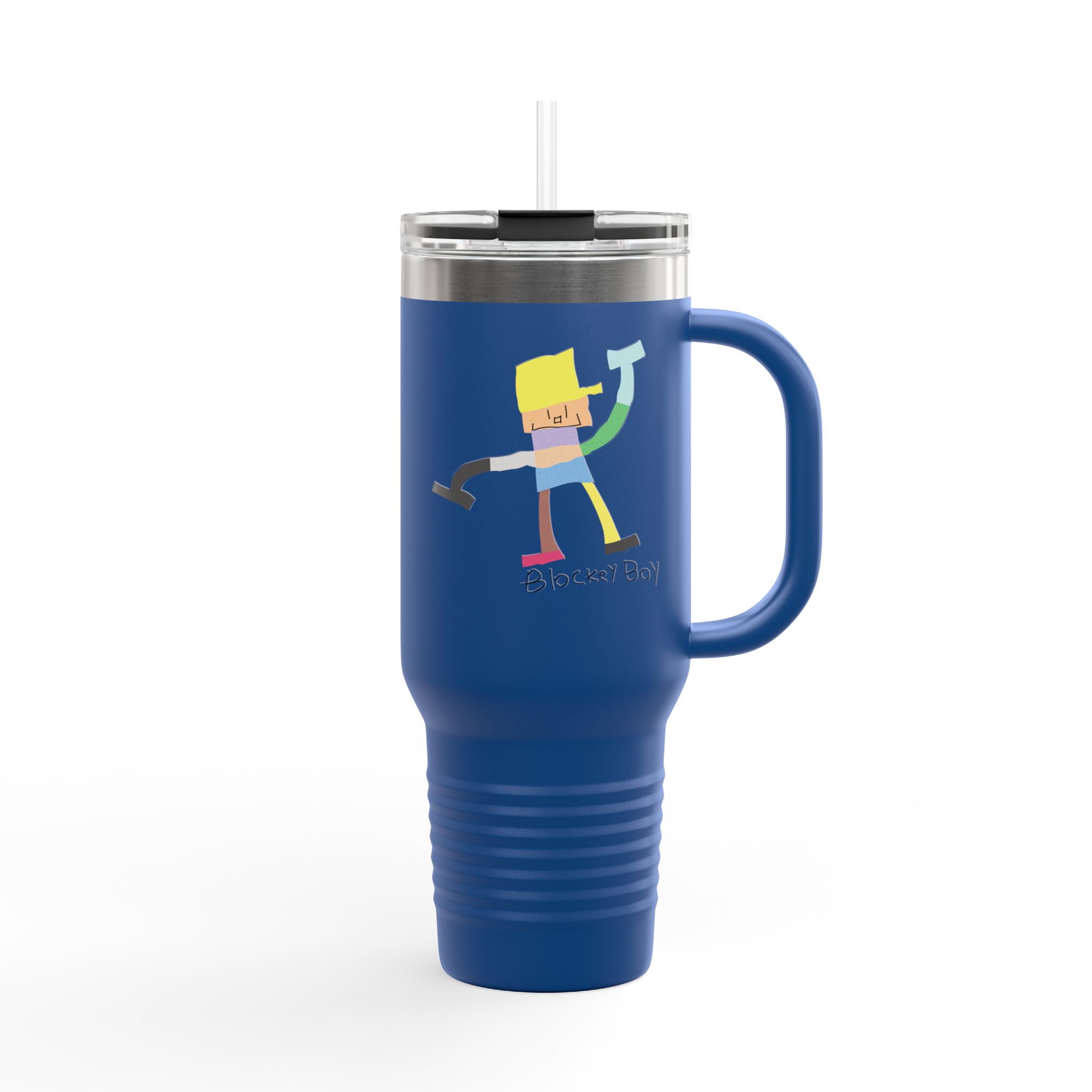 Blockey Boy Insulated Travel Mug - Image 19