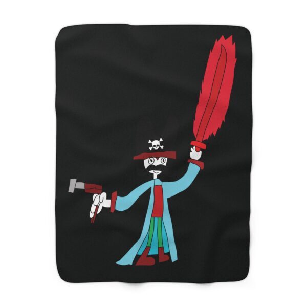 Captain Stephano Sherpa Fleece Blanket