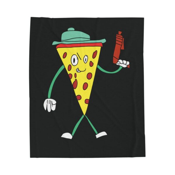 Agent Pepperoni Velveteen Plush Blanket