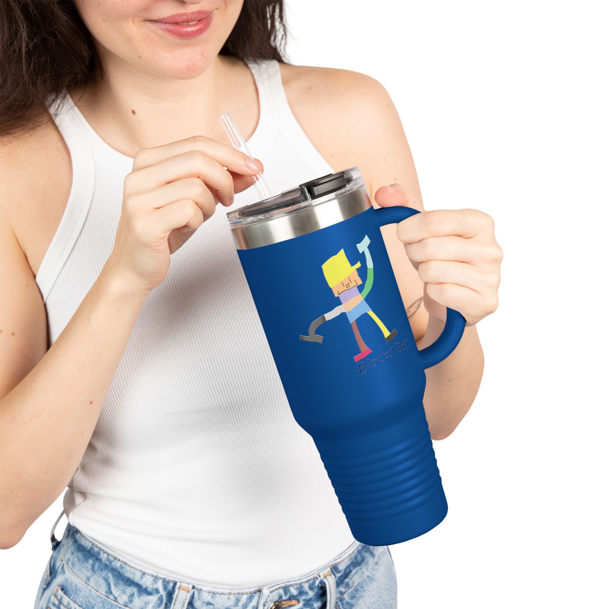 Blockey Boy Insulated Travel Mug - Image 21