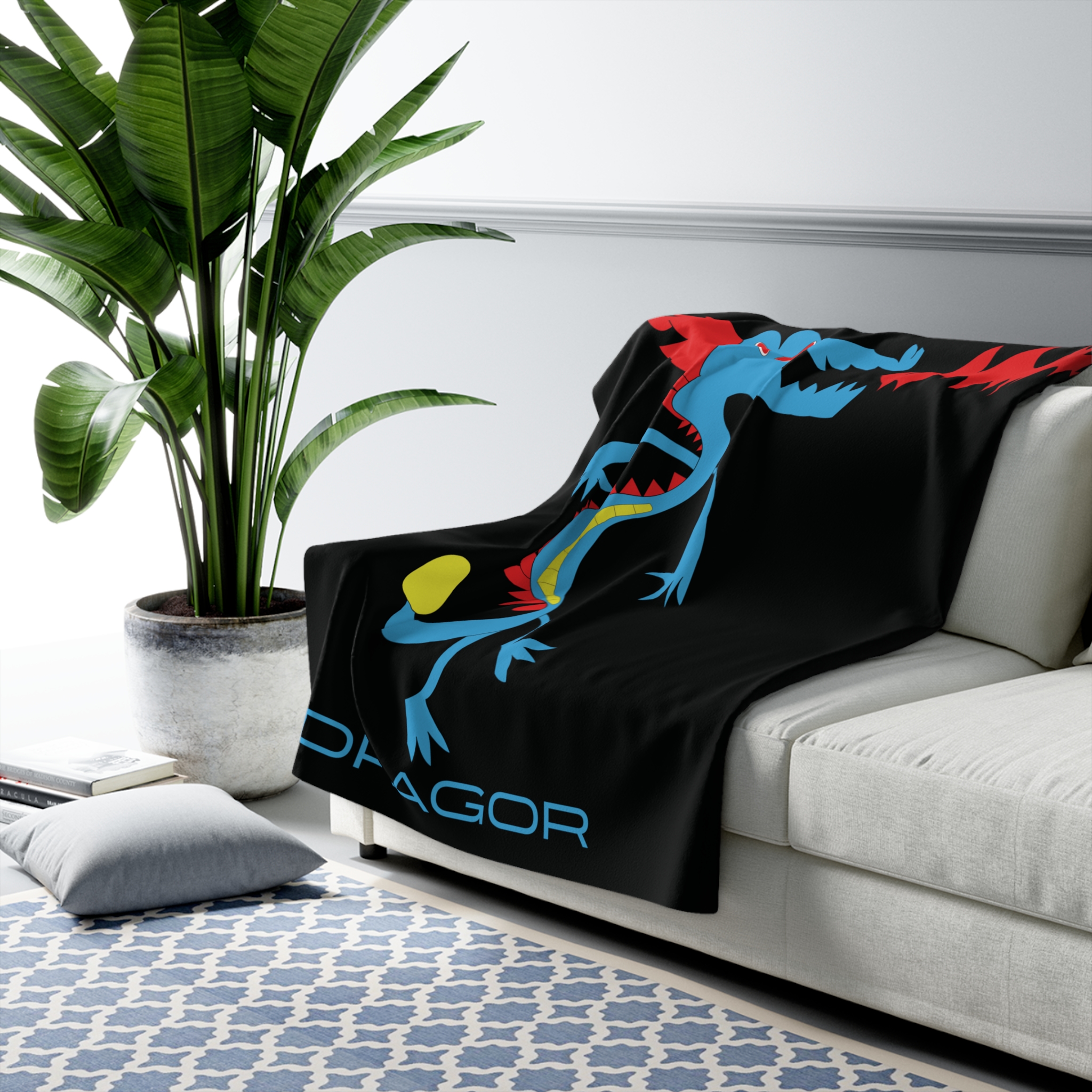 Dragor Sherpa Fleece Blanket - Image 2