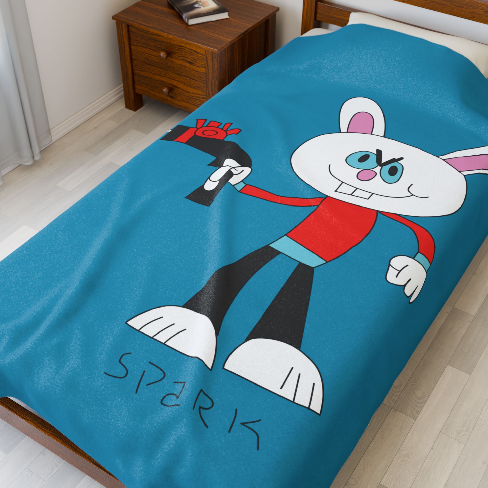 Spark Velveteen Plush Blanket - Image 5