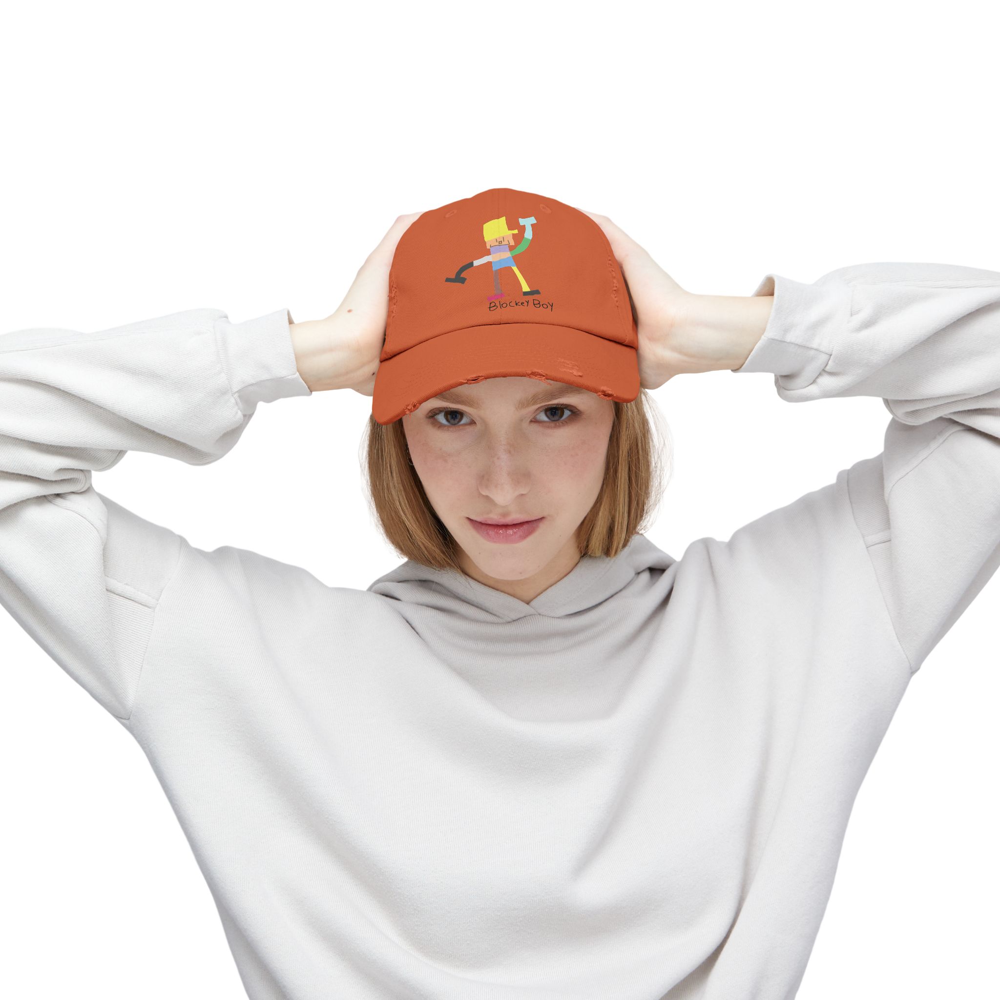 Blockey Boy Distressed Cap - Image 9